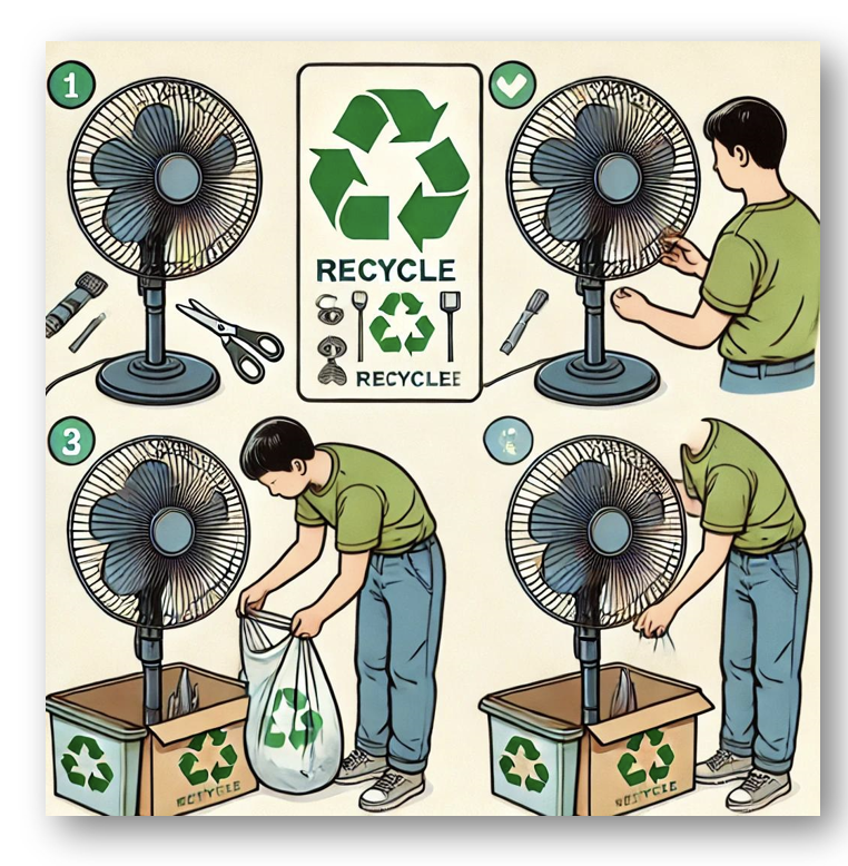 선풍기 버리기 무료수거 및 재활용 쓰레기 비용 바로가기