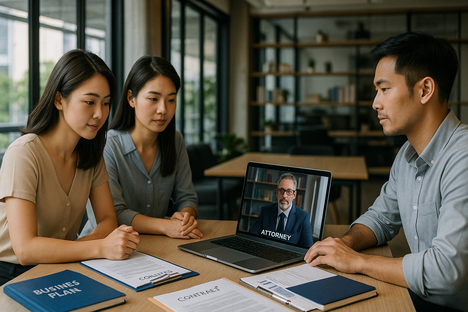 스타트업 창업자들의 계약서 검토와 법률 화상회의