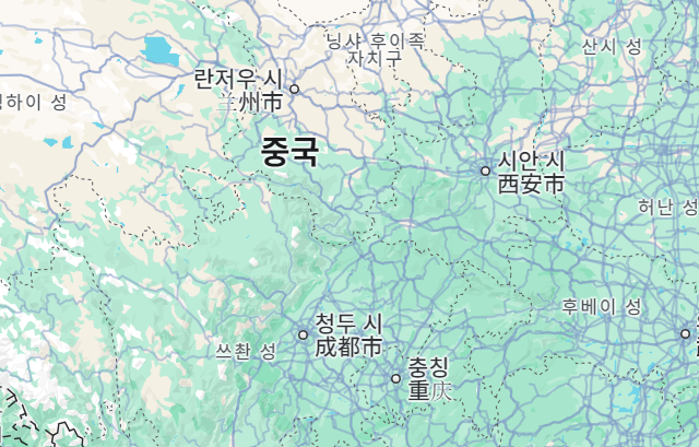 중국-지도-한글판