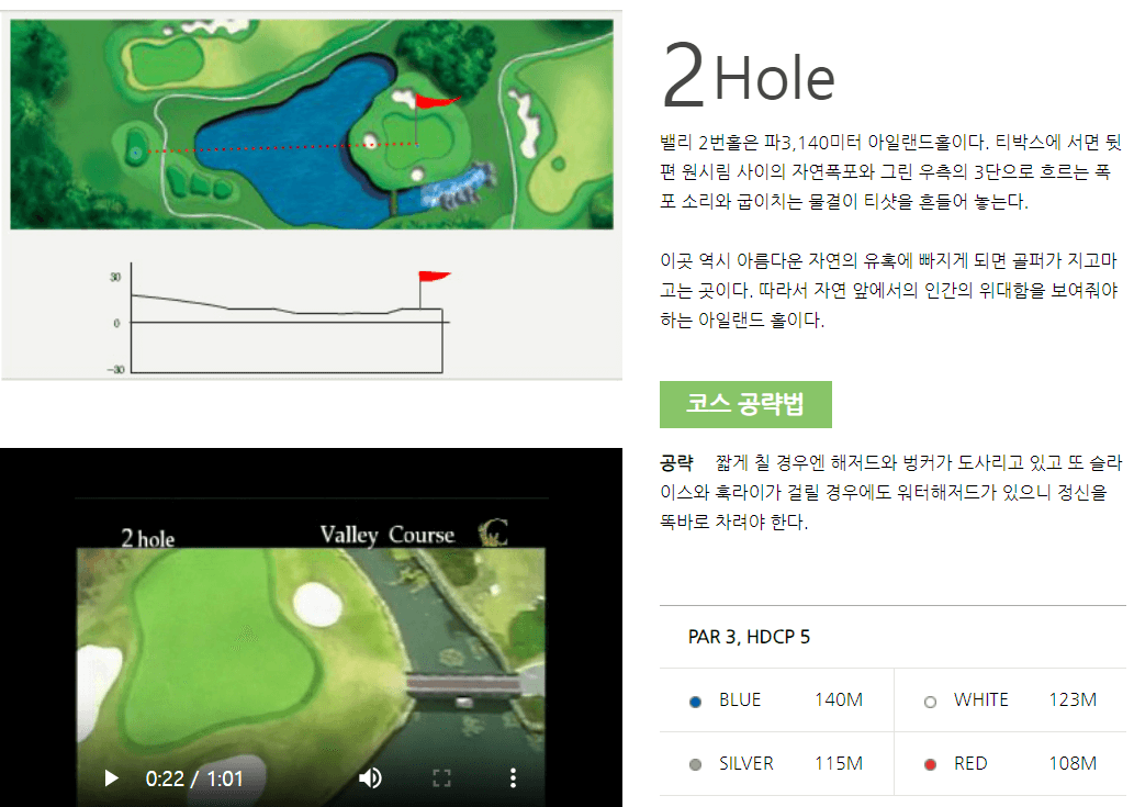 크리스탈밸리 컨트리클럽 밸리코스 2