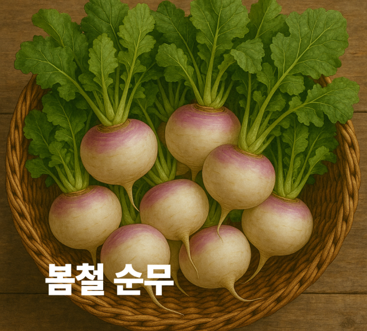 항산화작용 다이어트식품 만성염증예방 봄철 순무 효능 영양성분