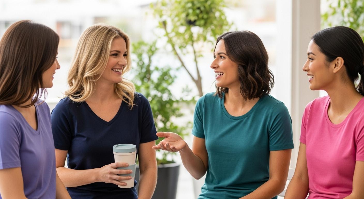 팔뚝살 커버 반팔티