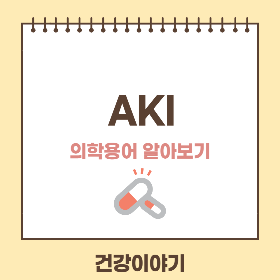 의학용어 AKI란