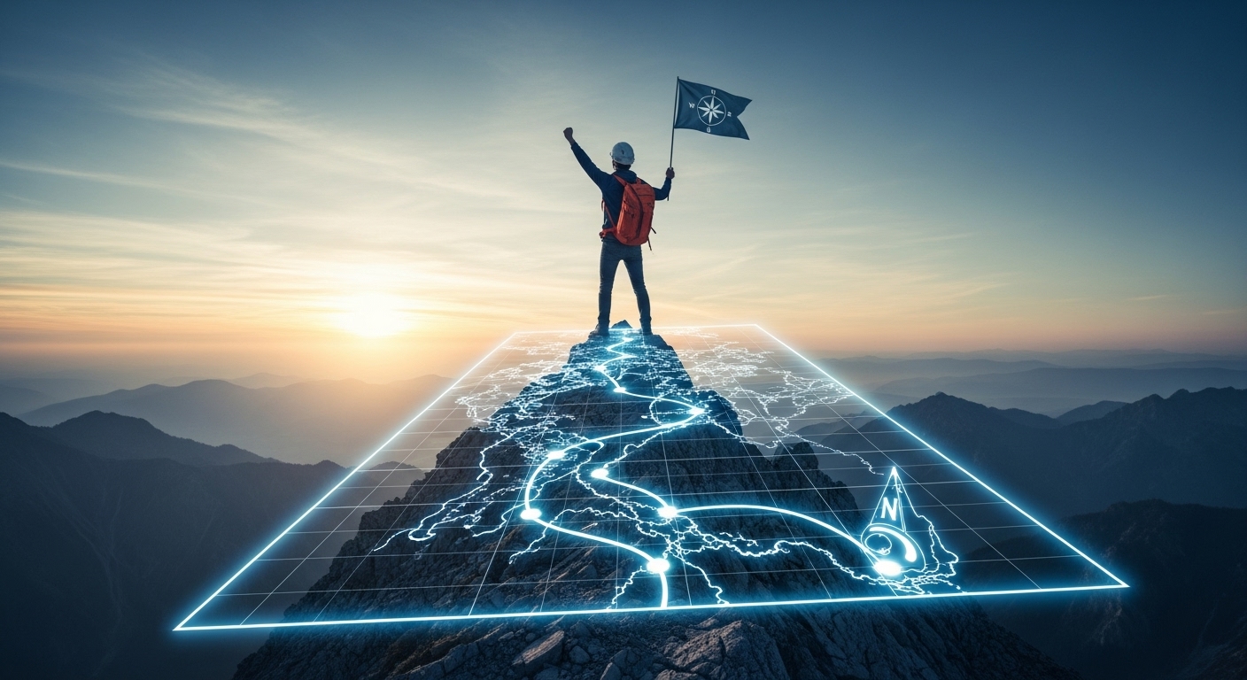 장기 목표 달성, 역산 계획법, 목표 설정 전략, 시간 관리 기술, 자기 계발 방법, 성공 습관, 로드맵 그리기, 계획 세우기, 개인 성장, 목표 달성 노하우