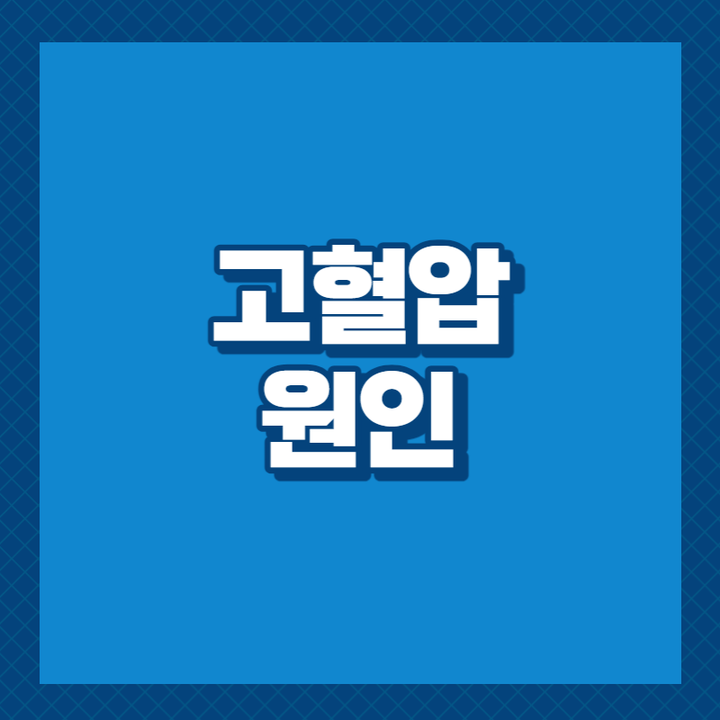 고혈압 원인