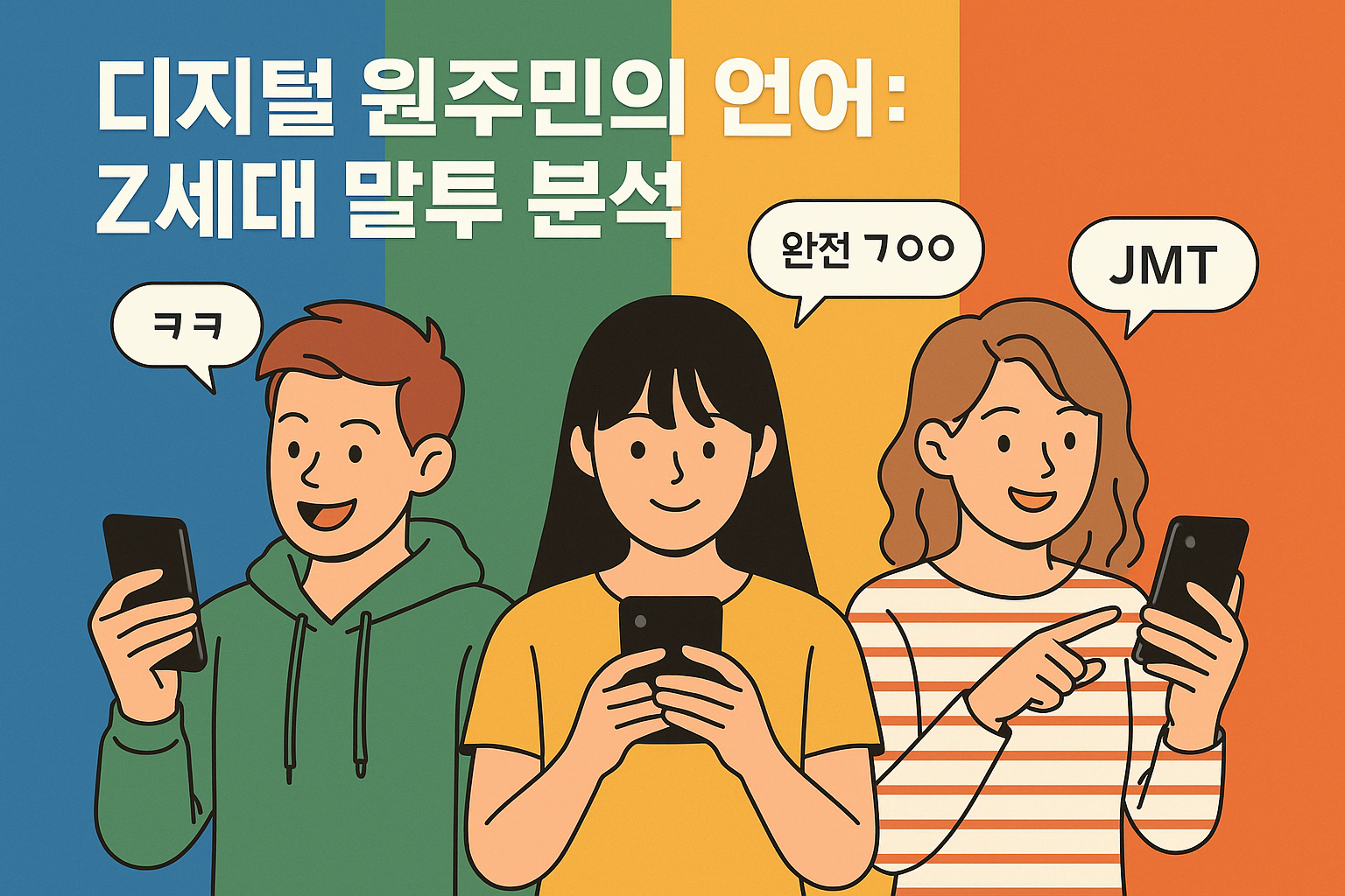 디지털 원주민의 언어: Z세대 말투 분석