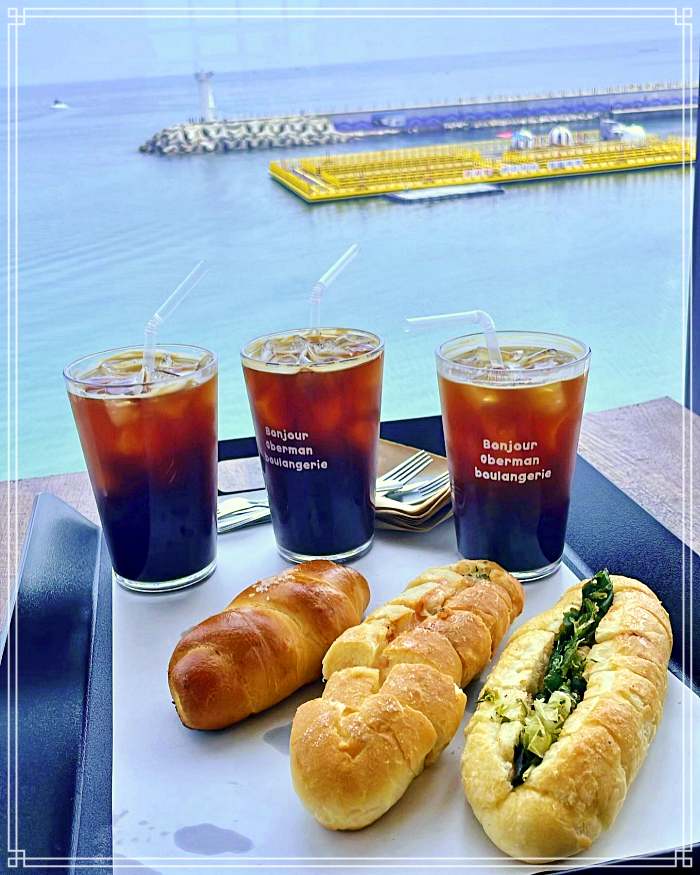속초, 장사항 맛집 생활의 달인, 오션뷰 베이커리 카페, 명란 치즈 바게트