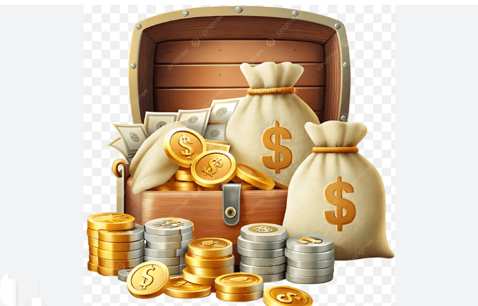 경기도 청년기본소득 경기지역화폐 카드 위로 동전이 쌓이는 모습&amp;#44; 청년 지원금 지급을 상징하는 이미지