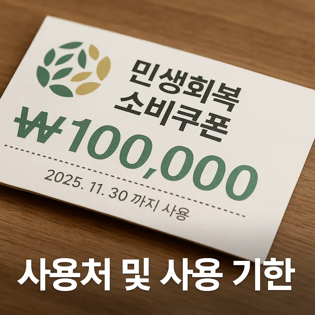 민생회복 소비쿠폰 2차 신청