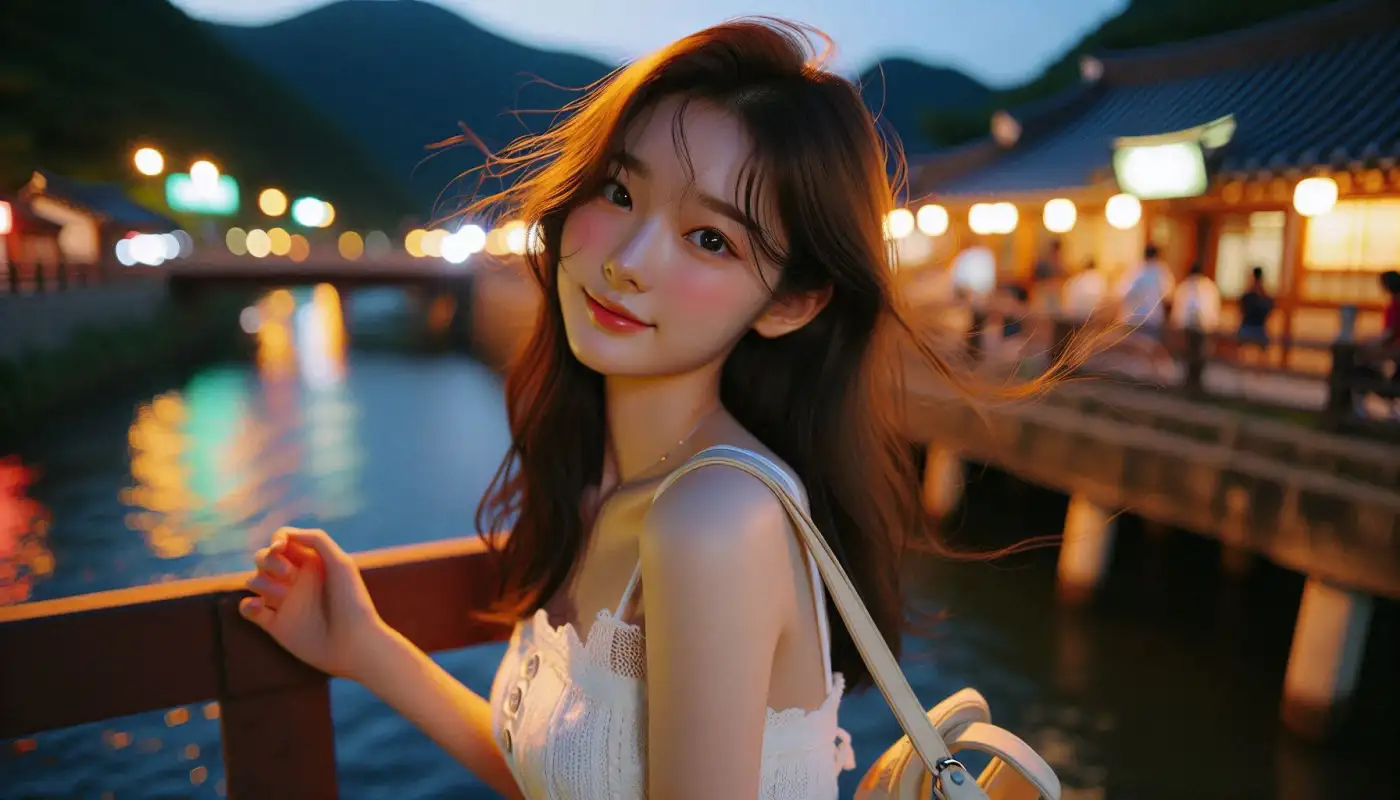 대만-럭키드로우-신청하며-여행하는-여성의-모습