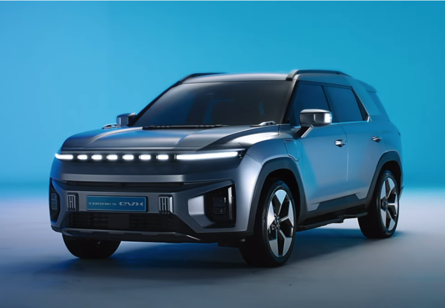 토레스 EVX 전기차 디자인