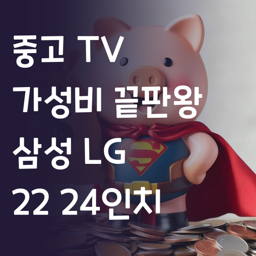 가성비 중고 TV 모니터 구매 후기 ..