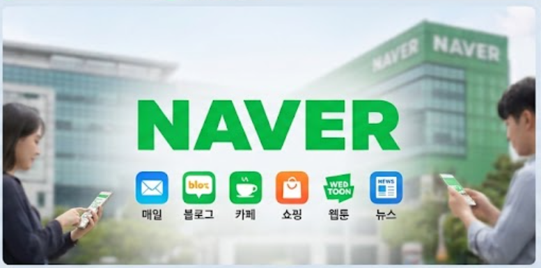 네이버 메인의 다양한 서비스