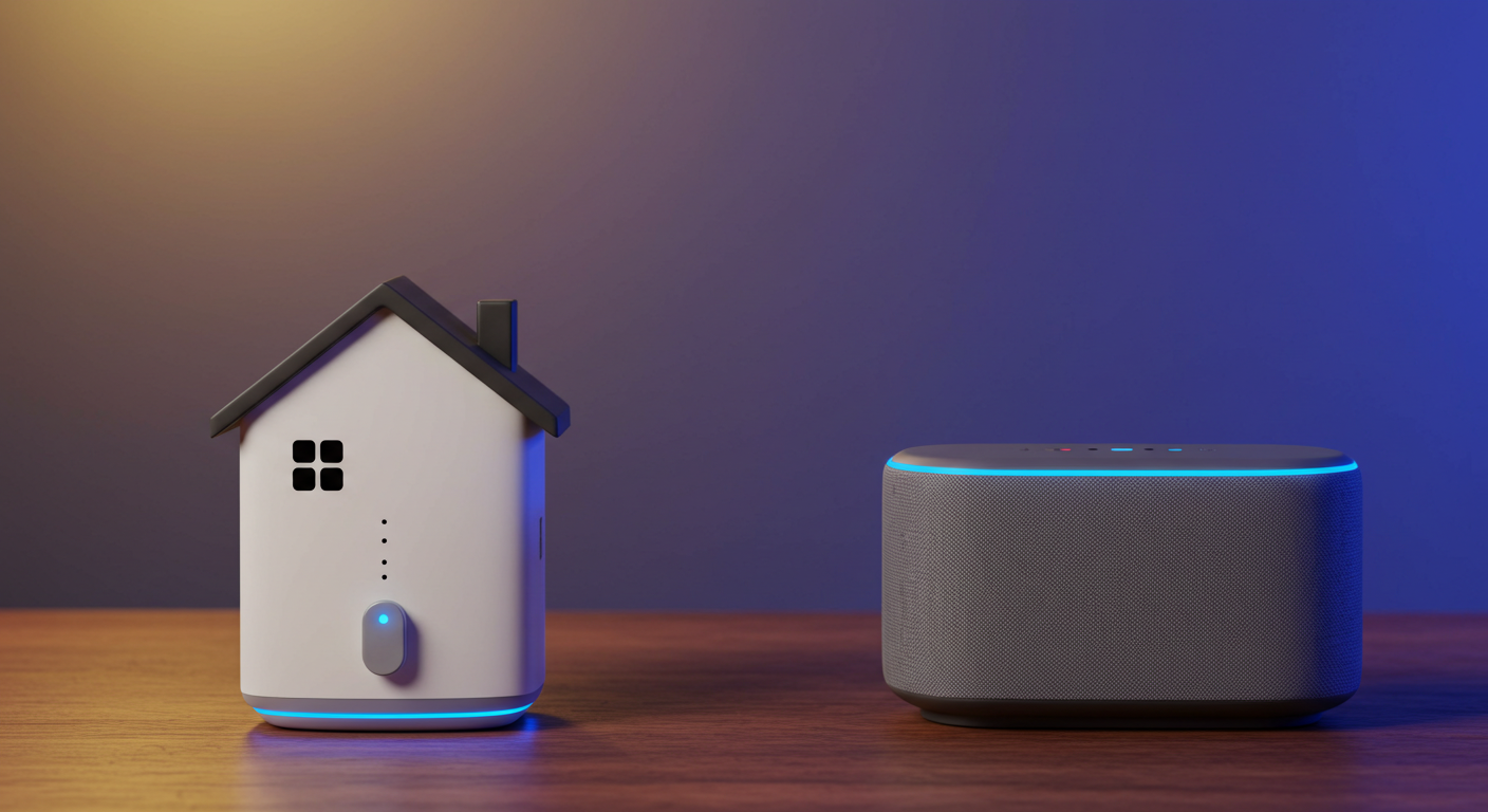 AI 홈 에이전트 vs 스마트 스피커 이미지