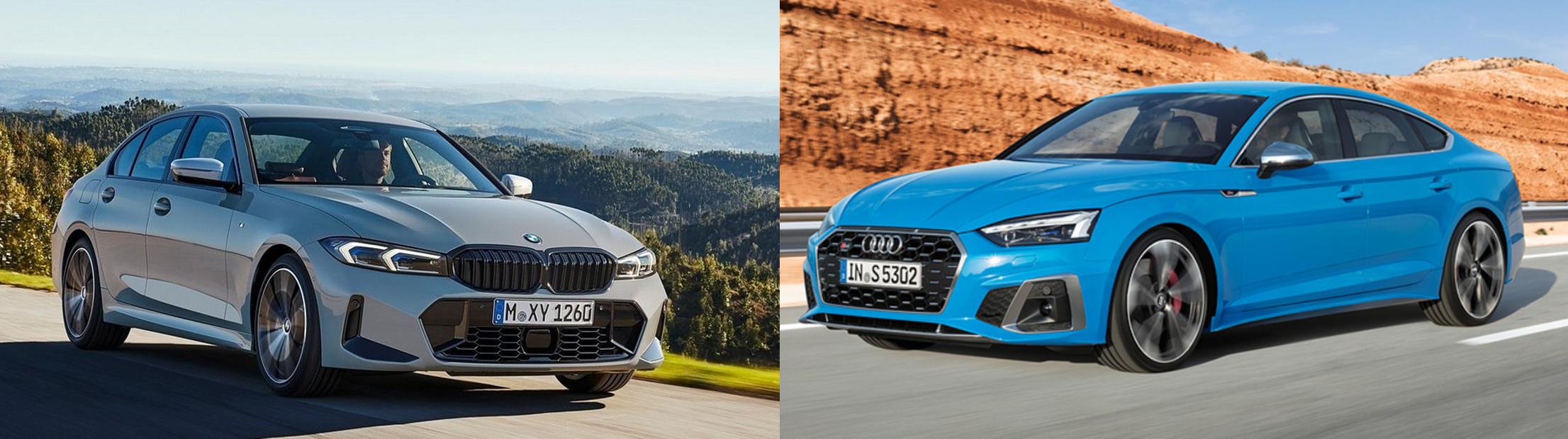BMW M340i, 아우디 S5 스포트백