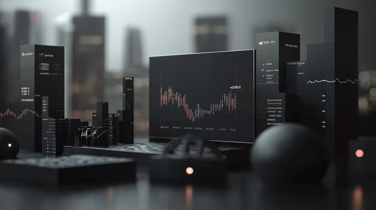 QYLD와 KODEX 미국배당커버드콜액티브 ETF의 다양한 글로벌 시장 분산 효과를 강조하는 주식 시장 아이콘 모음. ETF 글로벌 투자, 국제 분산, 커버드콜 전략, 성장성, 포트폴리오 다변화 포함