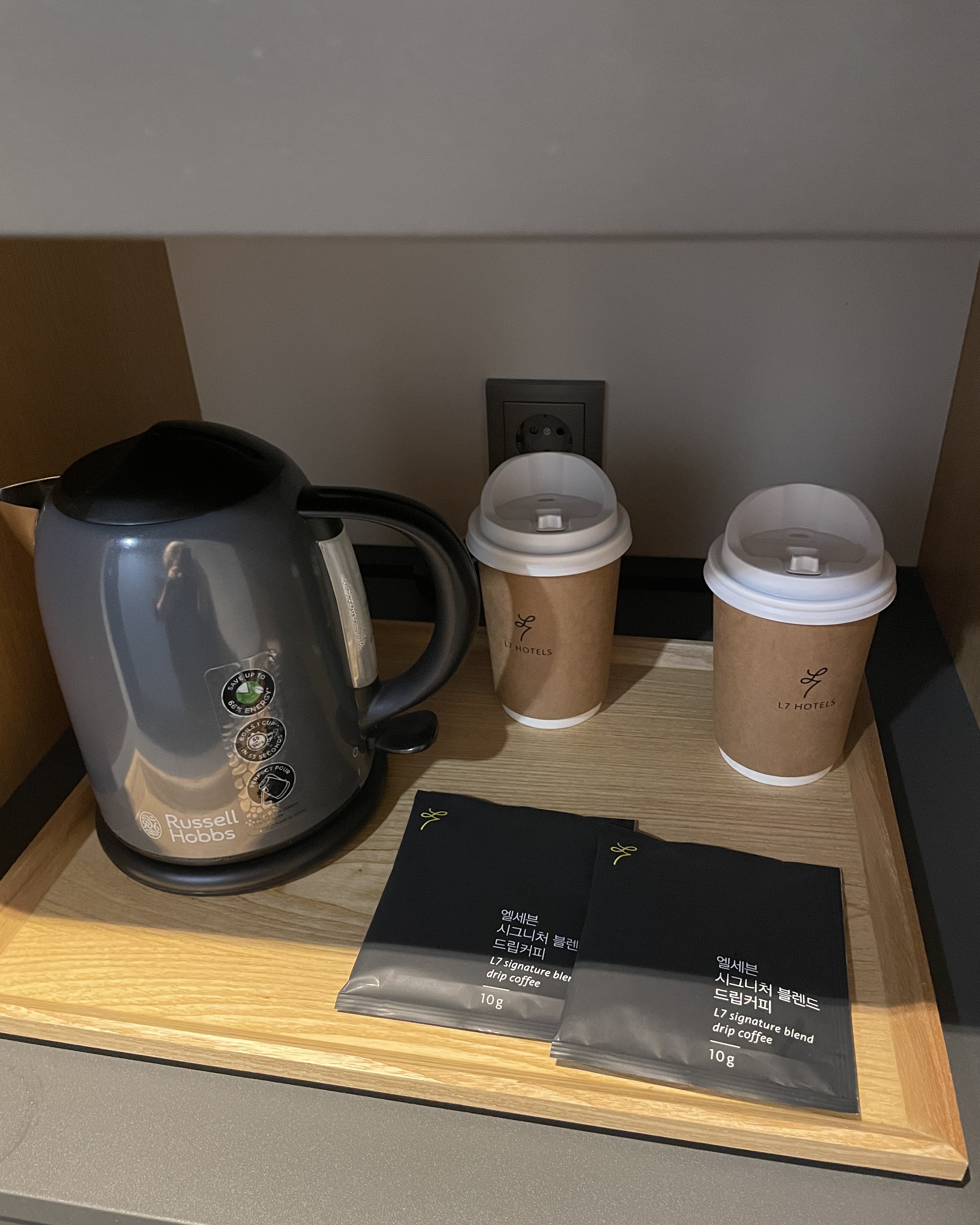 커피포트&amp;#44; 커피 원두