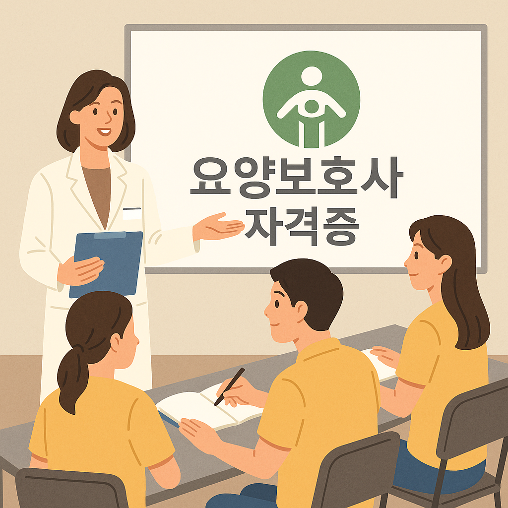 요양보호사 자격증 국비로 따기