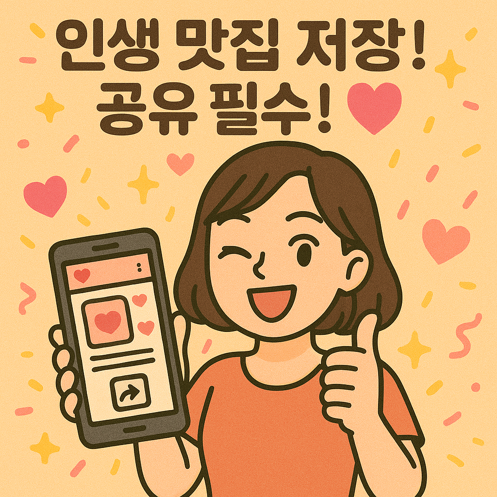 인생 맛집 저장! 공유 필수! 💖