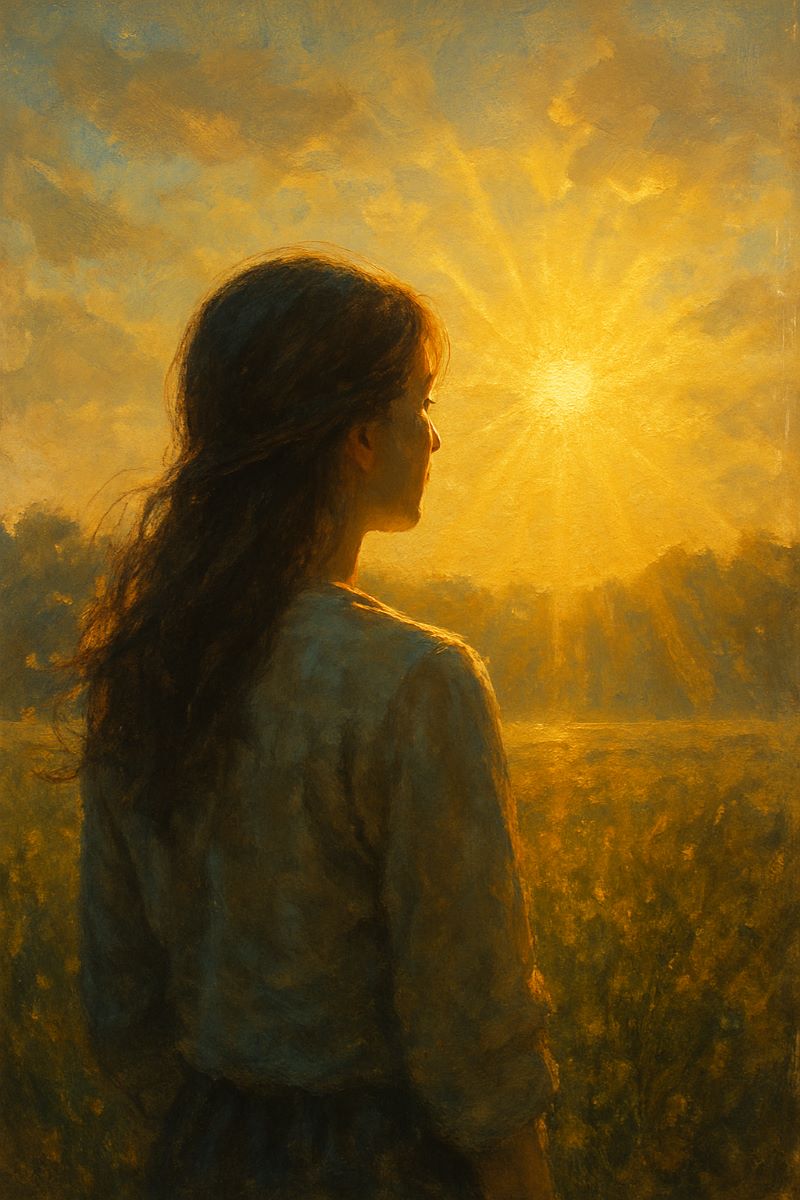 햇살이 비치는 꿈 해몽 – 평온과 안정의 징후