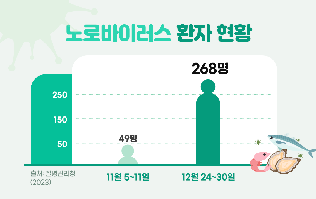 #노로바이러스감염추세 #노로바이러스감염자증가 #노로바이러스급증