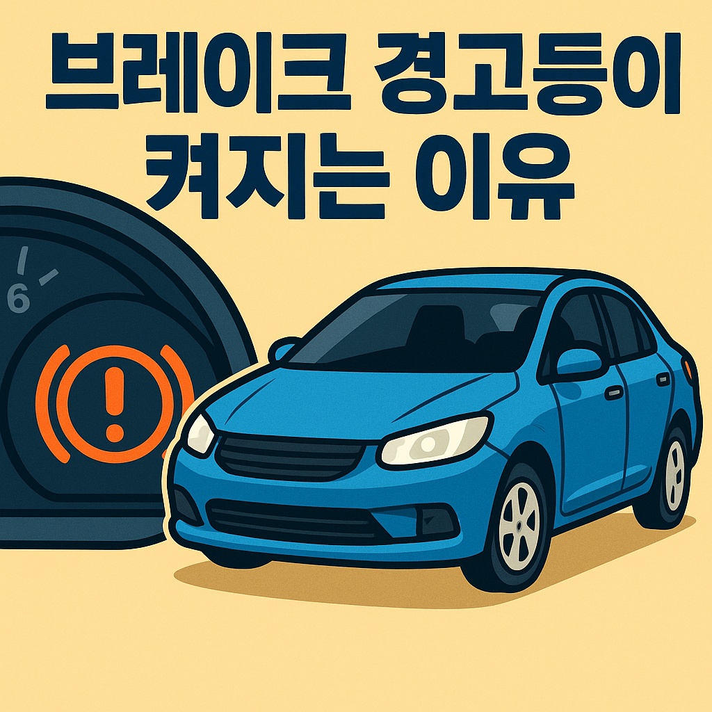 브레이크 경고등이 켜지는 이유