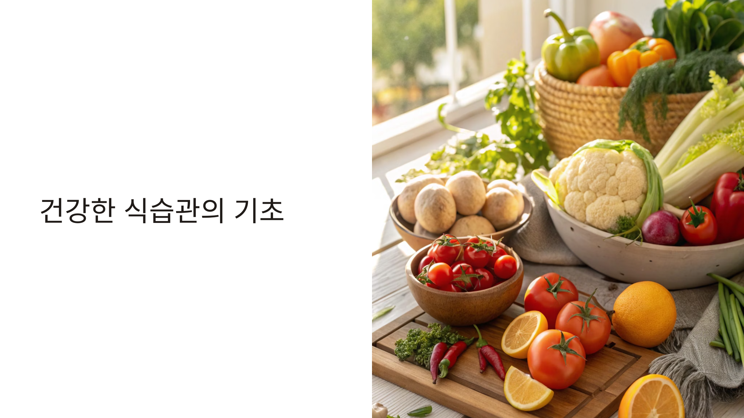 건강 식습관 시작법