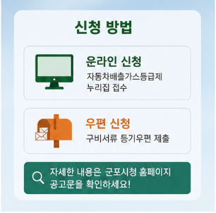 배출가스 5등급 차량 올해 마지막 지원