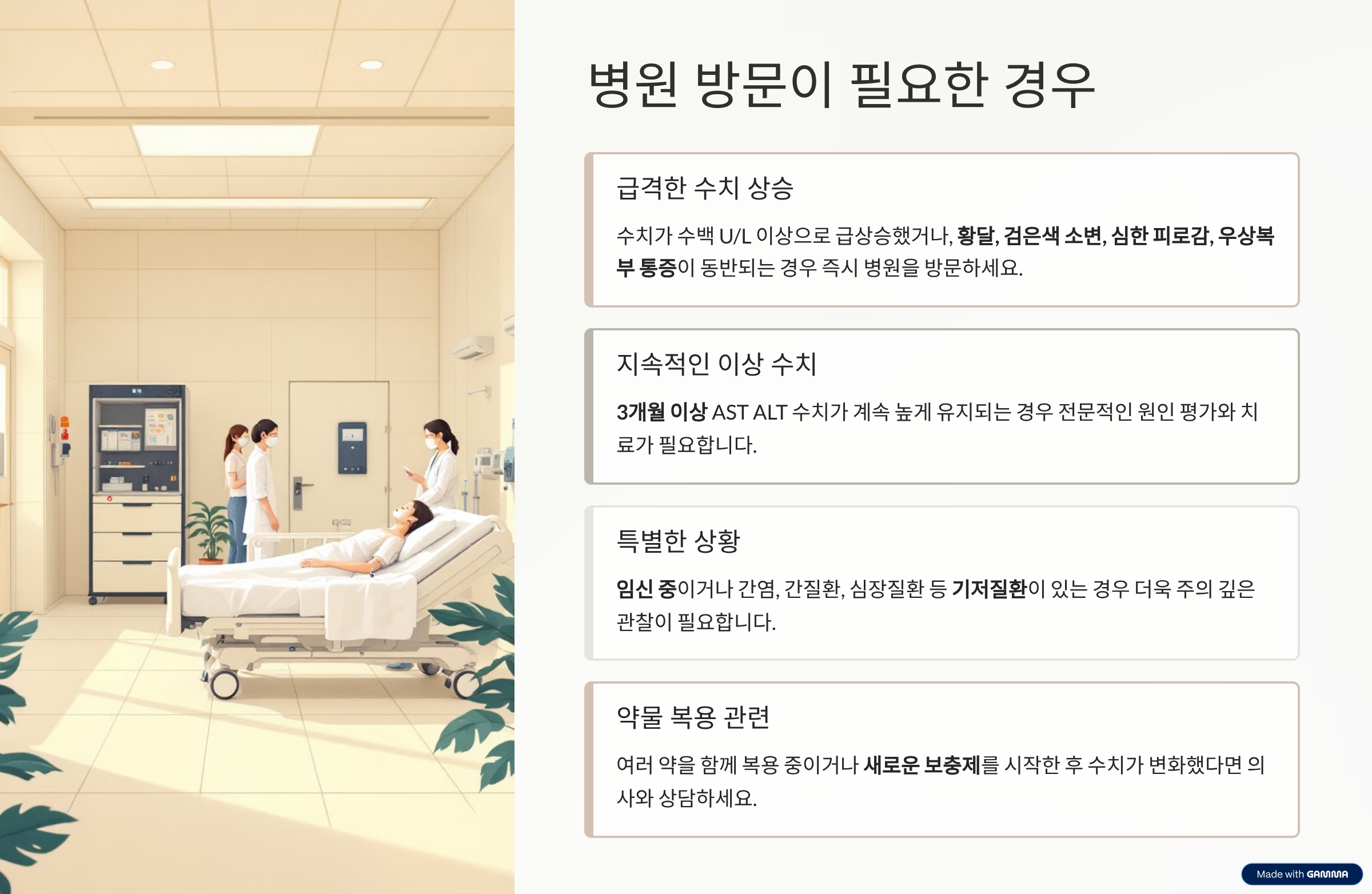 ALT AST 수치