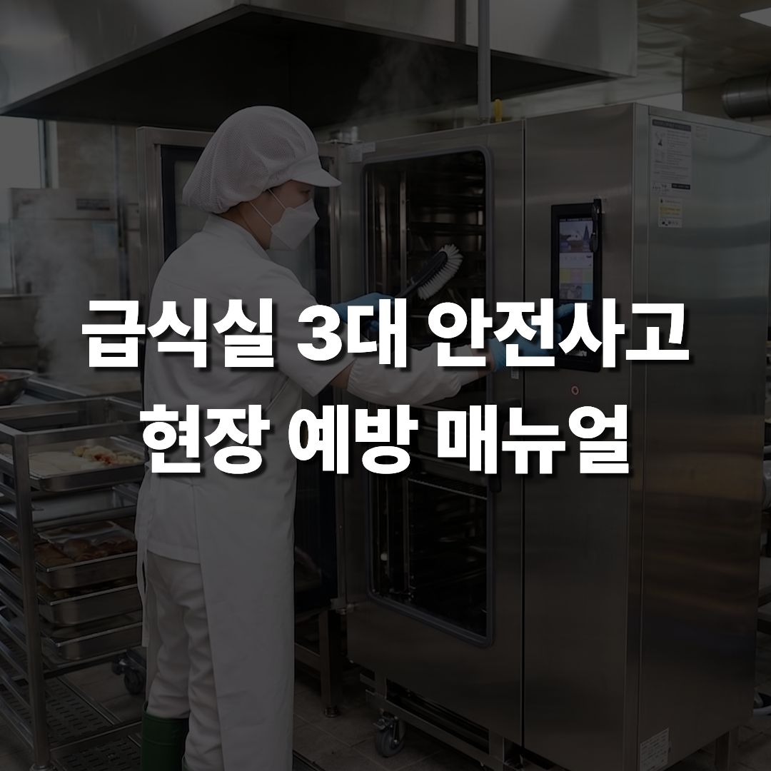 급식실 3대 안전사고 현장 예방 매뉴얼