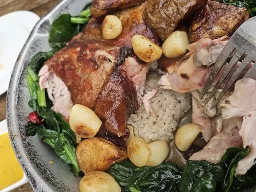 통닭 안 찹쌀