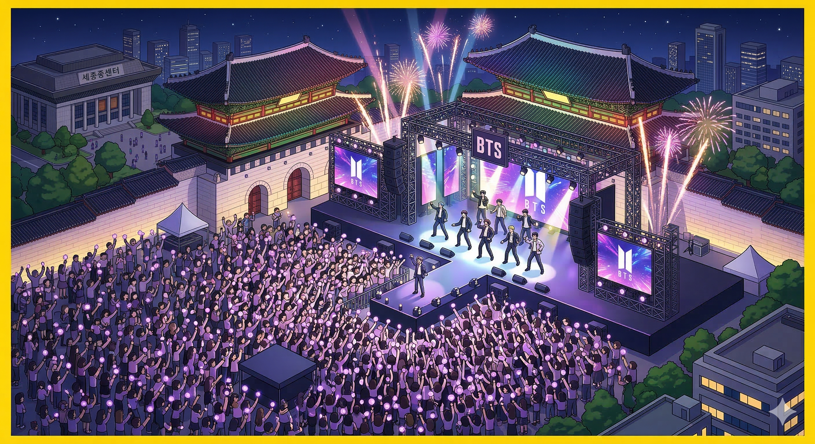 BTS 광화문 공연 교통통제 지하철 시간 총정리