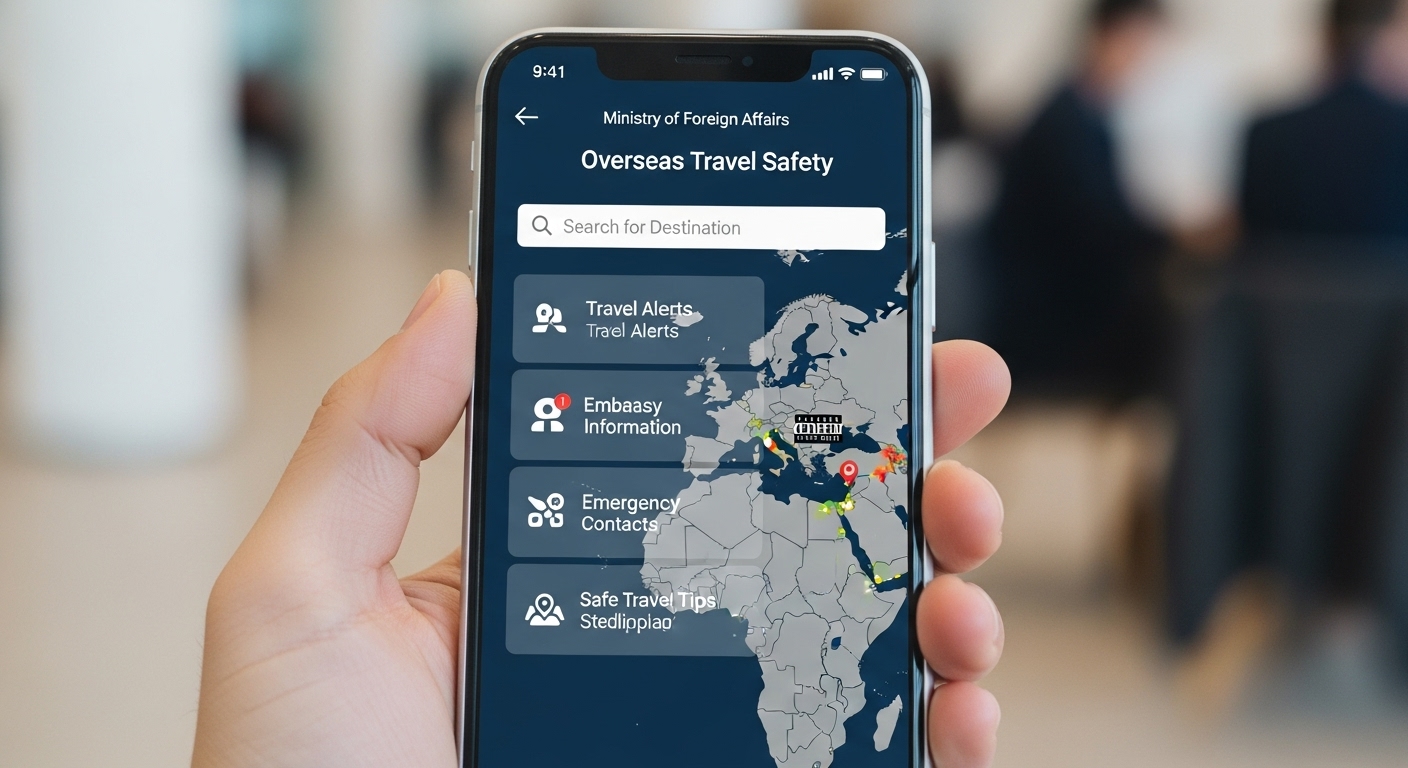 해외안전여행 앱 이미지