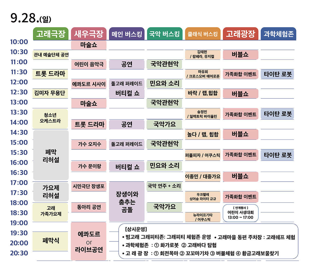 9월 28일(일)