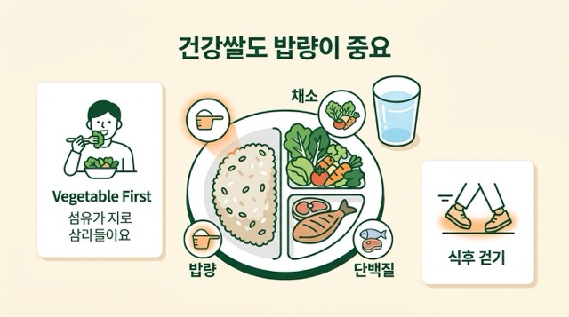 혈당 관리와 밥량 조절