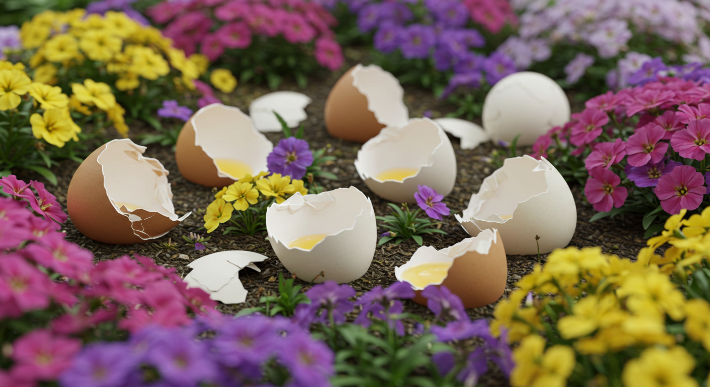 어떤 식물에 효과적일까? 달걀 껍질과 궁합 맞는 식물들