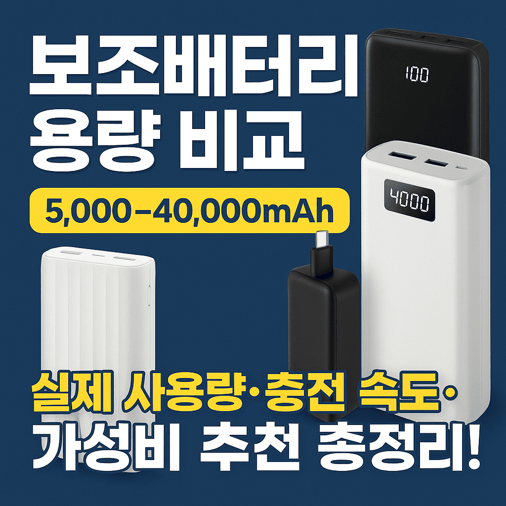 보조 배터리 용량에 대한 대표 이미지