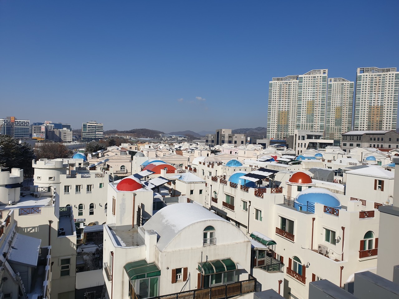 아산 지중해마을 전경 사진