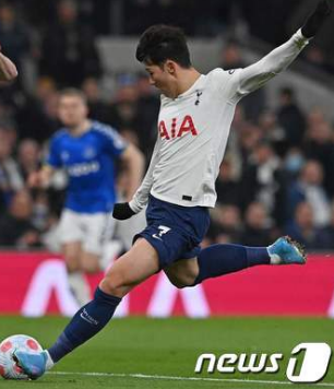 토트넘 손흥민, 에버턴전 11호골 동영상