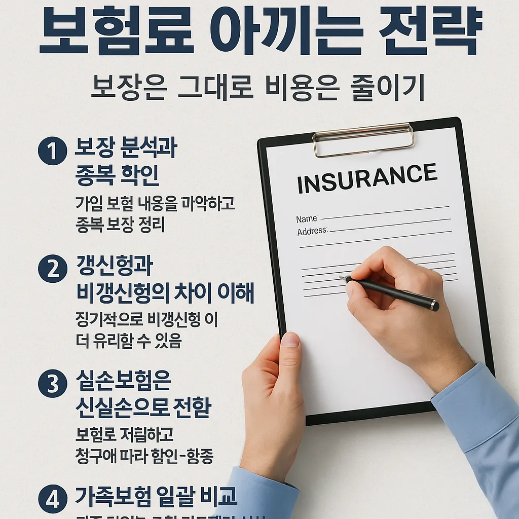 보험료 아끼는 전략 관련 사진