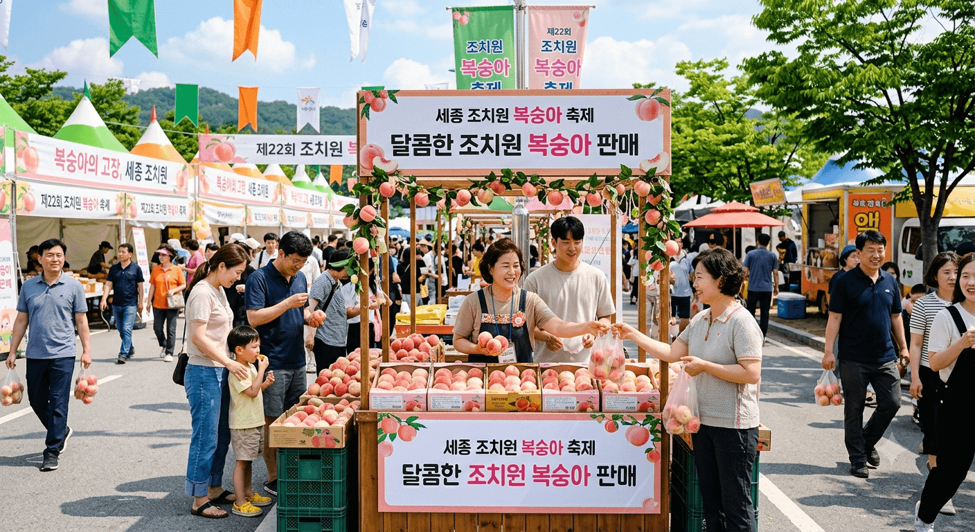 세종 조치원 복숭아 축제 대표이미지