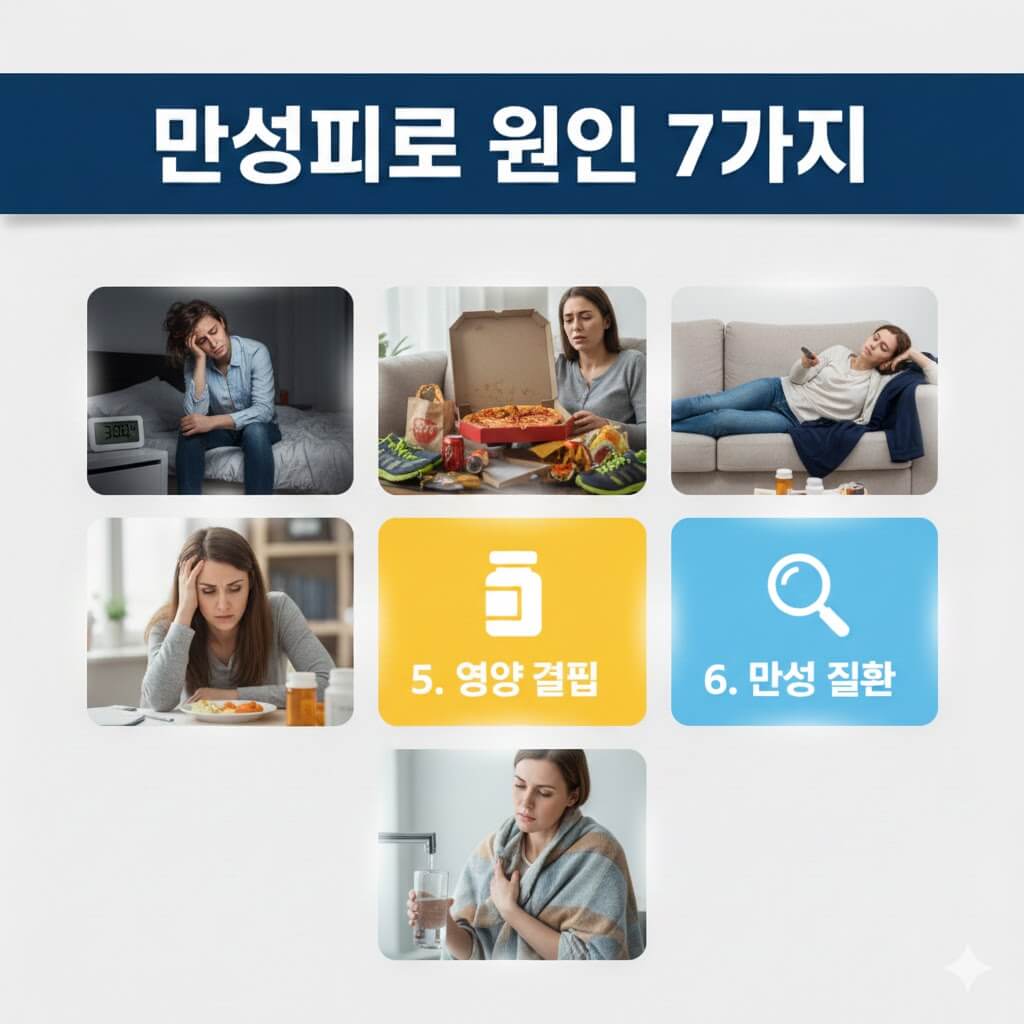 만성피로 원인 7가지