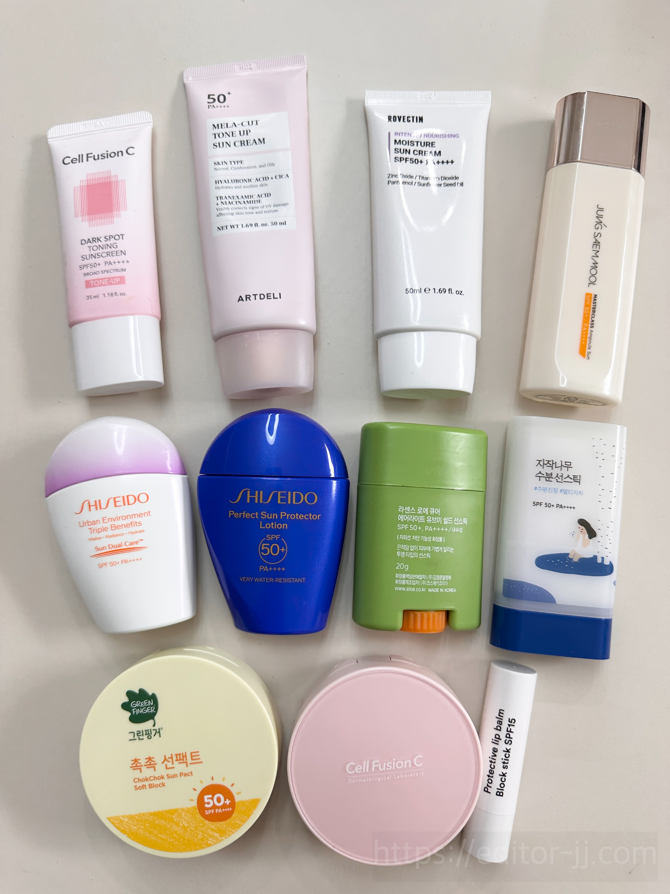 선크림 바를 때 '여기' 빼먹으면 큰일나요!
자외선차단제 모음