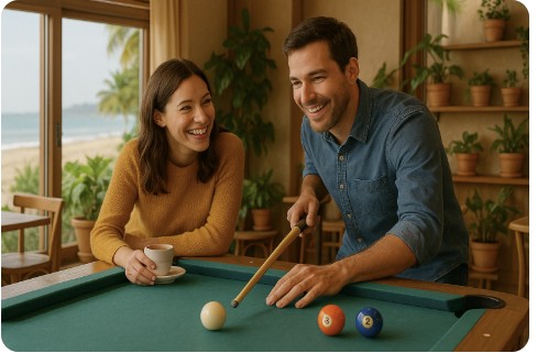 포켓 당구공 사진