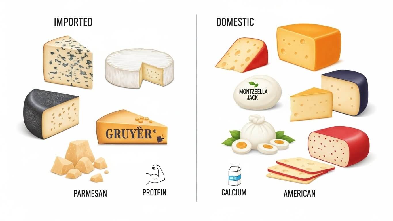 수입 vs 국내산 치즈 차이