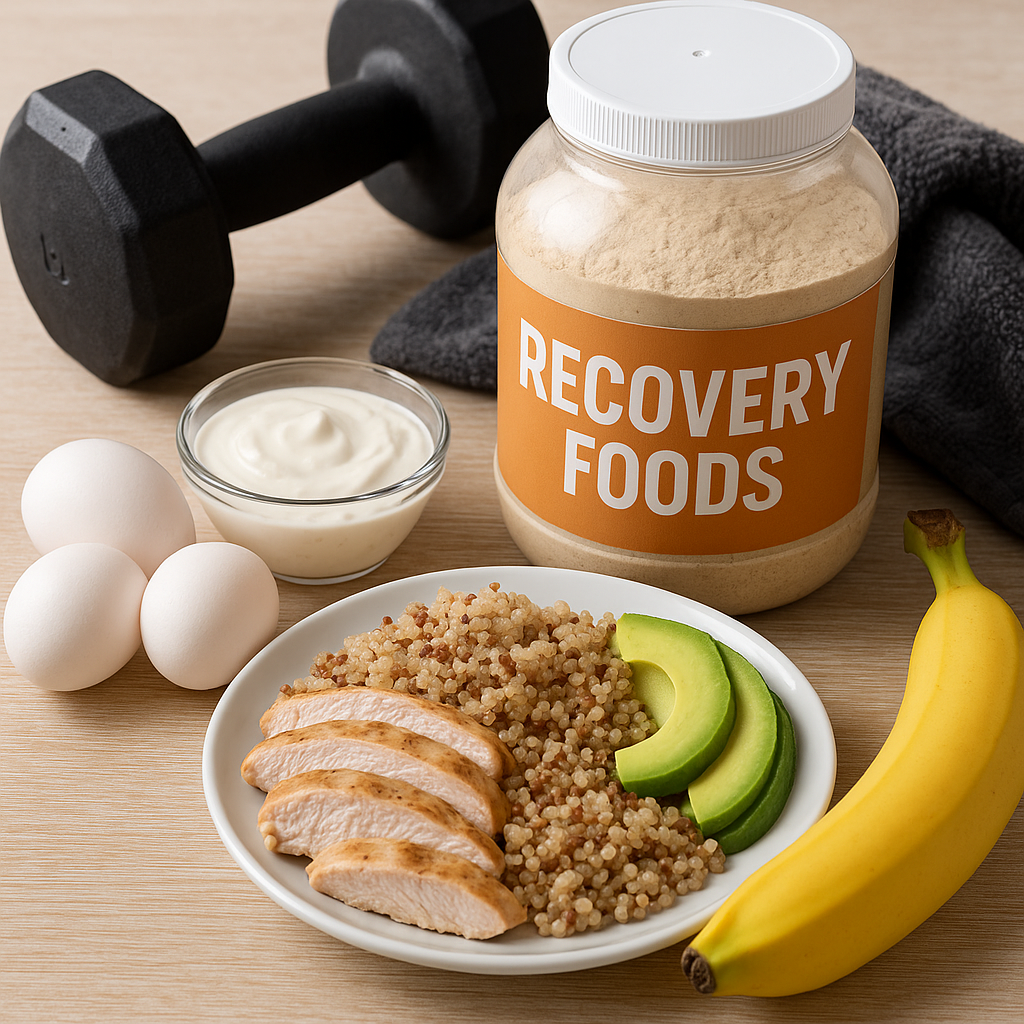 운동 후 회복되는 음식들