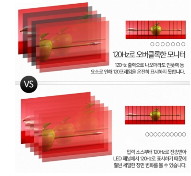 모니터 최대 주사율(Hz) 게이밍 모니터 추천 - 모니터 최대 주사율(Hz)