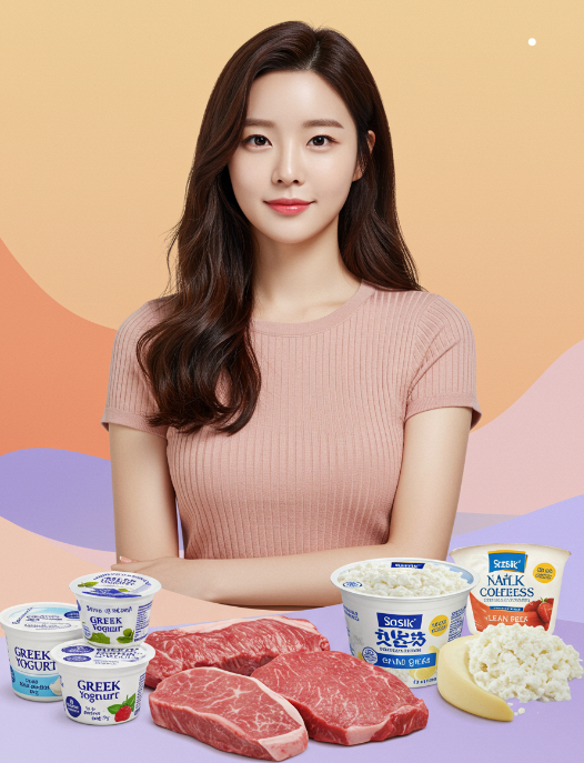 단백질 많은 음식 6 ~ 8위