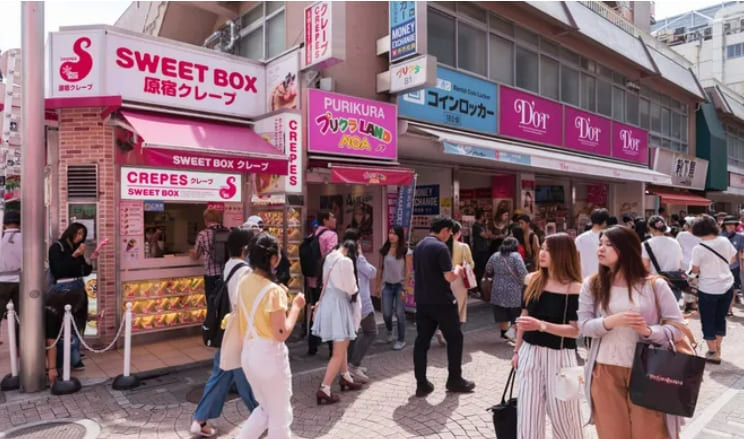 케이타운(K-TOWN)으로 변모하는 일 '하라주꾸(Harajuku)'