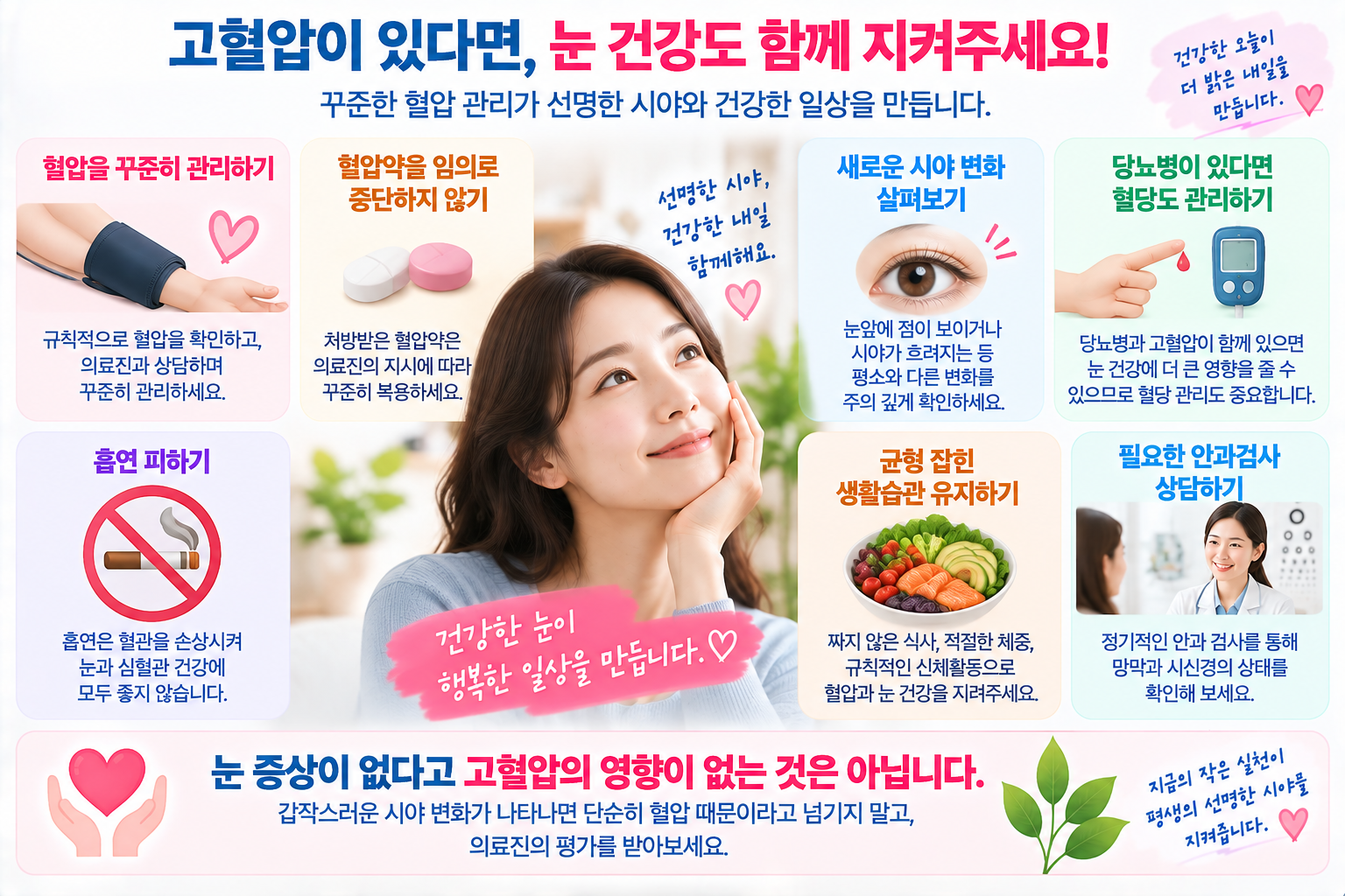 혈압과 눈 질환을 함께 관리하는 일반 안내